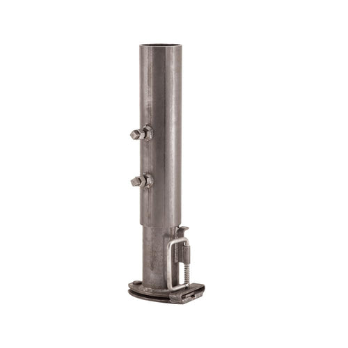 Gooseneck Coupler Pro Series 0287790300, 2-5/16 Inch Diameter, Outer & Inner Tube, 26.7-34.7 Inch Adjustable Height, Cast Locking Plates, 20,000 lbs. Capacity, Round, Raw