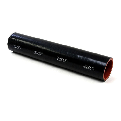 HPS HTST-025-BLK High Temperature Silicone 4-ply Reinforced Tube Coupler Hose, 100 PSI Maximum Pressure, 12" Length, 1/4" ID, Black