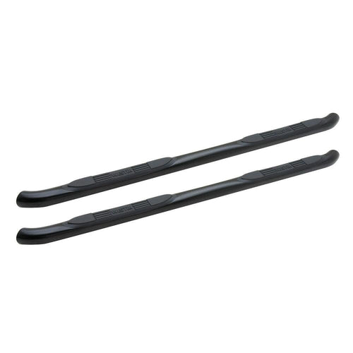 Westin E-Series 23-3715 3 Round Nerf Bars fits 2014-2019 Silverado Sierra 1500 (Rocker Mount) 2015-2019 Silverado Sierra 2500 3500 Double Cab (Exc Diesel) Black Pair