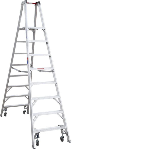 Twin Platform Ladder, Werner (PT378-4C) Aluminum
