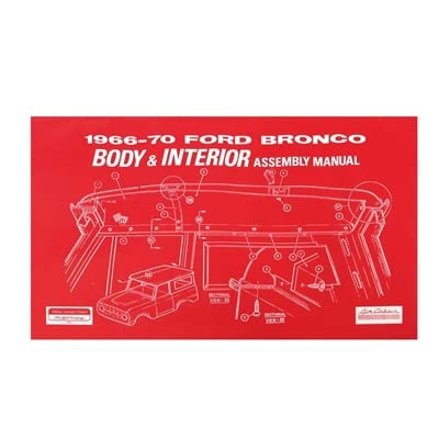 AM-149 Scott Drake 1966-1970 Body & Interior Assembly Manual
