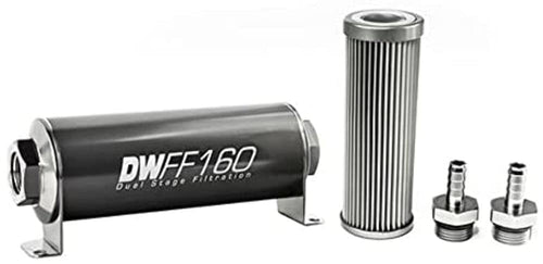 In-line Deatschwerks Fuel Filter and housing kit (8-03-160-010K-38)