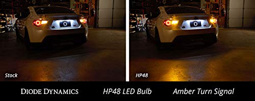 1156 HP48 Diode Dynamics Turn Signal LED Bulbs (Pair), Amber