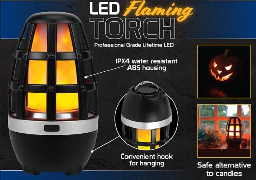 LED Flashlight Performance Tool 435 Professional Grade Lifetime Fire core: Powerful and Versatile with 3 Output Settings and IPX4 Water Resistance