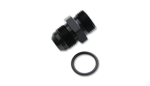 Vibrant Power 16846 Straight Fitting, Male -16 AN to Male Straight Cut -20 AN with O-Ring, Aluminum, Black Anodized, each