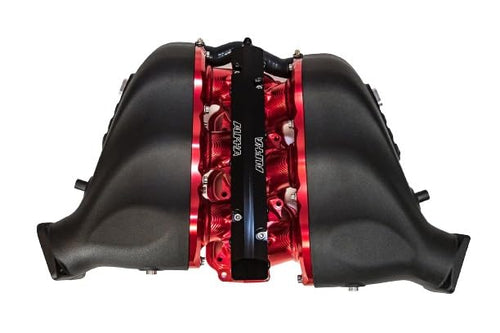 R35 GT-R ALPHA Performance CNC Aluminum & Cast Plenum Intake Manifold w/Auxiliary Fuel Rail (18 Injector)