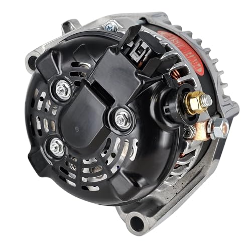 Alt GM Denso Powermaster Polish 175A 6grv Decoupler Pulley 2014-19 Corvette 1-Wire