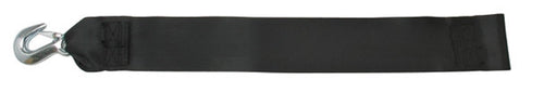 Winch Strap BoatBuckle with Loop End, Black, 3-Inch x 20-Feet