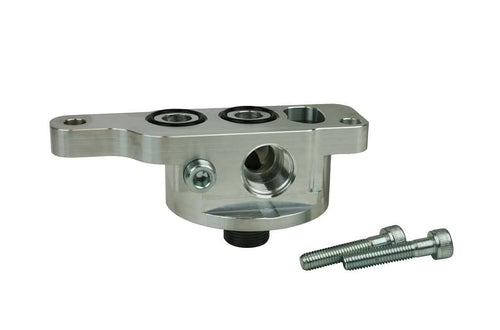 Moroso Inbound Oil Filter Adapter 23715, GM LS Engine w/Moroso Oil Pan, Includes Accumulator Port