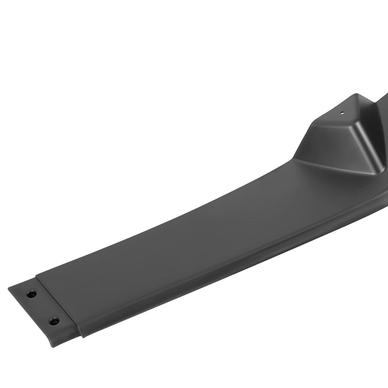 Matte Black Spec-D Tuning Front Bumper Lip Splitter Spoiler 3PC Compatible with 2012-2014 Mercedes Benz W204