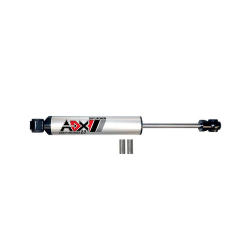 Skyjacker ADX 2.0 Steering Stabilizer, Aluminum, Polished, Jeep Wrangler JK 2007-18, Each