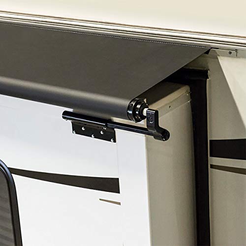Black Solera Slide Topper Awning - 12'6" (12'1" Fabric)