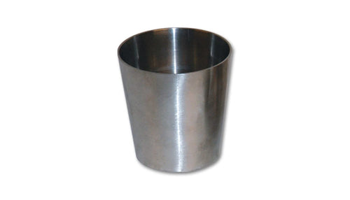 2693 Vibrant Power Tubing Coupler, Reducer, Transition, Straight, 304 Stainless Steel, Natural, 4.00 in. Inlet O.D., 2.00 in. Outlet O.D., 8.00 Overall Length, each