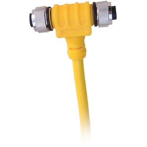 Maretron Power Tap Tee, CF-SPWR05-CF, Micro/Mid, 5 m, Yellow