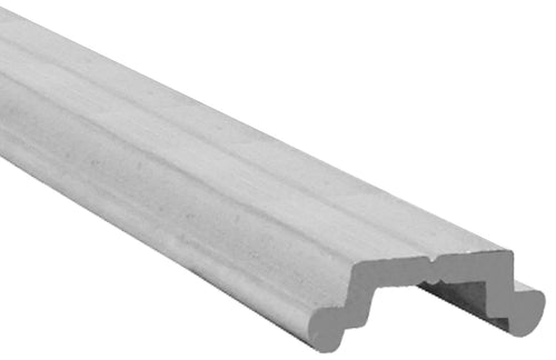 Aluminum Base Rail Trim AP Products 021-58203-12 with Insert Slot - Mill, 12'