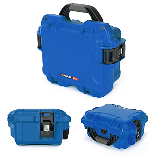 Waterproof Nanuk 905 Hard Case with Padded Dividers - Blue