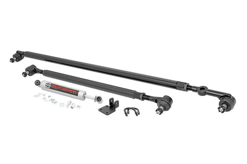 Rough Country Steering Kit HD w/Stabilizer for Jeep (TJ,XJ,ZJ,MJ) - 10613