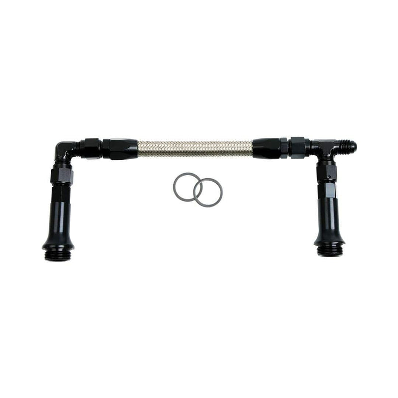 Blk -8an Dual Inlet Holley 4500