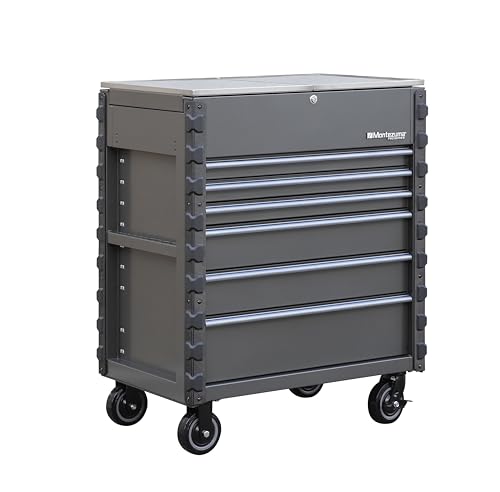 Pro Mechanics Cart Montezuma - Metallic Gray with Titanium-colored Aluminum pulls
