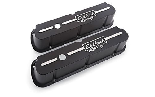 Valve Cover Kit Edelbrock 41653 (Race Series SBF Tall Black)