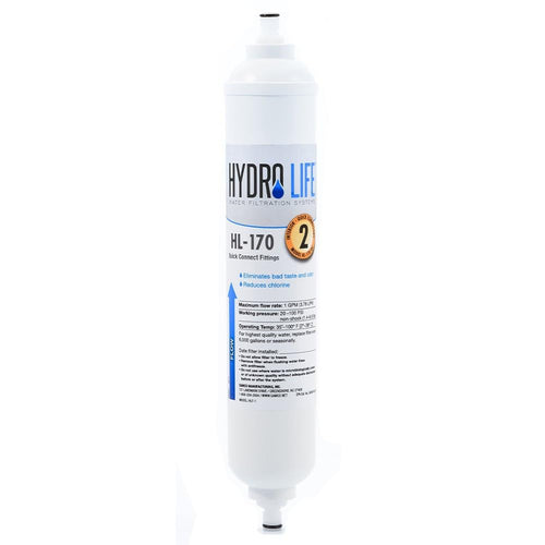 HL-170 QC Hydro Life 52101 Under Counter Replacement Filter , White