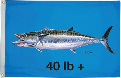 Carey Chen Taylor Made Products 1947 King Mackerel 40 Flag, 36 x 60-Inch