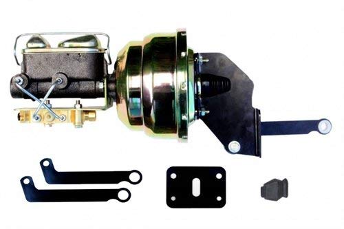8 Inch LEED BRAKES Dual Power Booster, 1 Inch Bore Master, Bottom Mount Valve, Disc/Drum (Zinc)