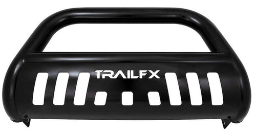 Bull Bar TrailFX B0028B Fits Ford F-150 2004-2026 Tubular 3 Inch Black Powder Coated Steel with Skid Plate Holes for Optional Lighting