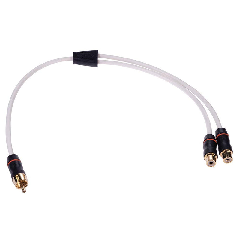 Fusion RCA Cable Splitter Performance - 1 Male to 2 Female - .9'