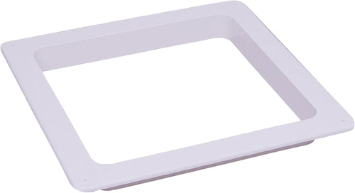 Interior Garnish HENG'S INDUSTRIES White | Great for RVs, Campers, Motorhomes | 7/8" to 1 3/4" Vertical Leg | 16" x 16" Openings | 90090B