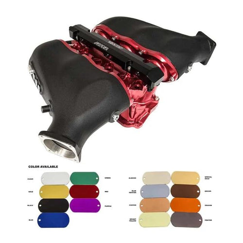 Carbon Fiber/Billet ALPHA GT-R Intake Manifold Triple Fuel Rail (Clear Anodized)