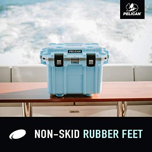 30 Quart Pelican Elite Cooler (Pacific Blue/Grey)