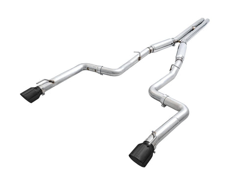 Track AWE Cat-Back Exhaust, Black Tips 2017-2023 Charger 5.7L