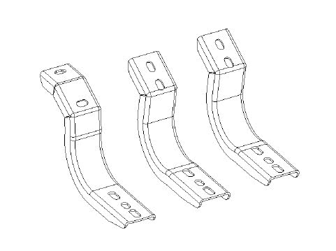 OE Xtreme Brackets for Length SideSteps Cab
