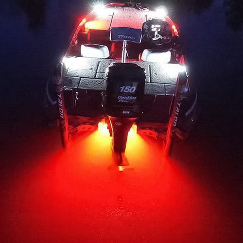 T-H Marine Extreme Pro X2 LED Deck Lighting Kit Amber LEDBW-81-2-A-DP