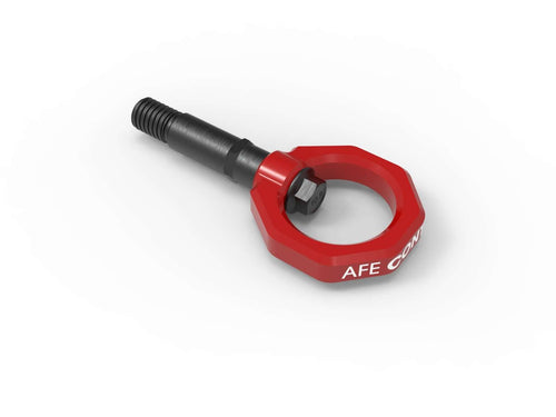 aFe Control Tow Hook, Rear, Red, for 2020-2021 Toyota GR Supra (A90) aFe Power 450-721002-R