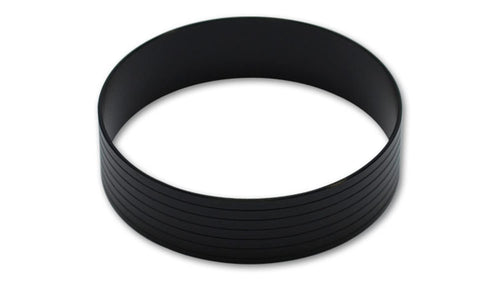 HD Aluminum Vibrant Union Sleeve for 2in OD Tubing - Hard Anodized Black