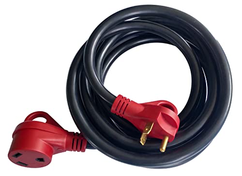 Mighty Cord Valterra A10-3025EH RV 30-Amp Extension Cord, 25 ft., Red