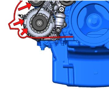 Accessory Drive system Holley 20-224BK Service Component (150amp Alternator w/bracket kit) - Black - LT4 Wet Sump