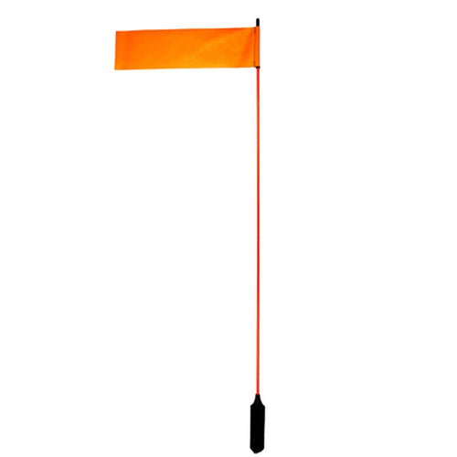 YakAttack 52" Safety Flag Pole VISIFlag | Enhances Daytime Visibility on Kayaks | Compatible with MightyMount, GearTrac, and Rod Holders | CSPAI Compliant Vinyl | Made in USA