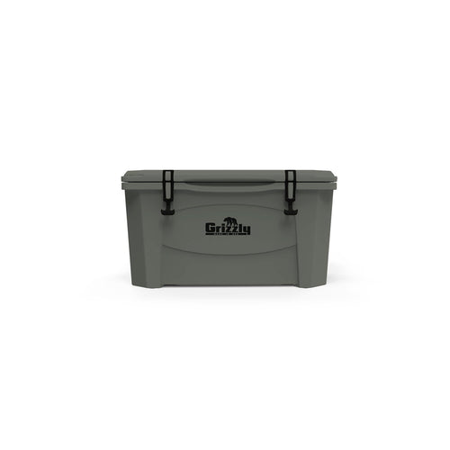 60 Cooler Grizzly | 60 qt Ice Chest Durable Rotomolded Insulated | Made in USA | Warranty for Life | for Beach Boat Camping Fishing Hunting | G60 | Lunar Green