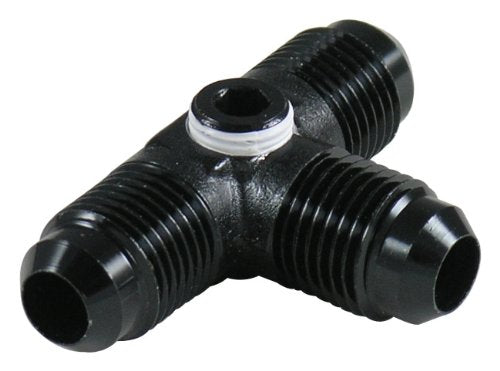 Fragola Performance Systems #10 Male Tee With 1/8 Fpt Port Black 997410-BL