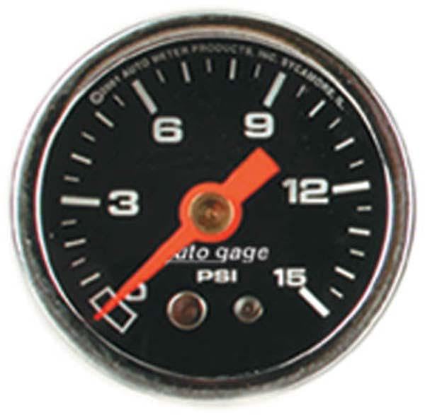 Autogage Auto Meter 2172 Fuel Pressure Gauge