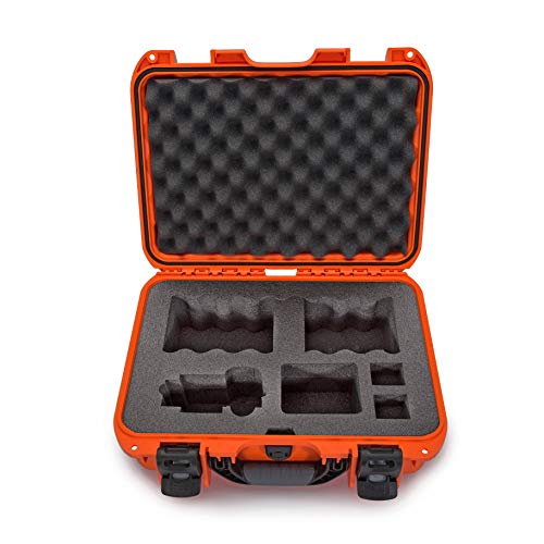 Waterproof Nanuk 920 Hard Case with Custom Foam Insert for Sony A7R Size Camera - Orange