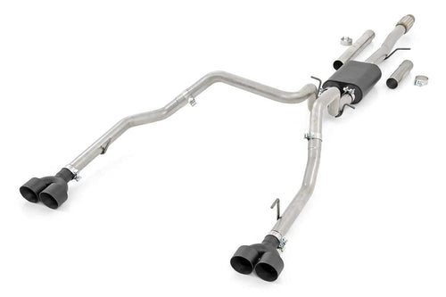 Dual Cat-Back Rough Country Exhaust for 19-24 Chevy/GMC Sierra |5.3L - 96011