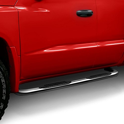 ProMaxx 11382S Polished Stainless Steel 3 in. Round Nerf Bars Automotive Accessories