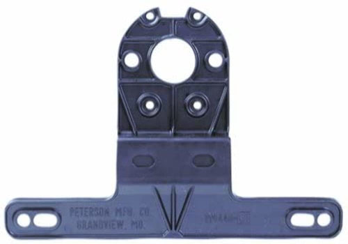 License Bracket Peterson B440-09, Universal, Black Plastic, 8.5"X2.75"