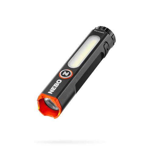 500 Pocket Flashlight NEBO Mini Larry | 500 Lumens, 2 Light Modes, Compact, Rechargeable COB Work Light & Mini Flashlight, Magnetic Base & Steel Clip, Waterproof, Includes USB-C Charging Cable