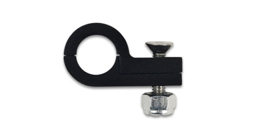 Line Clamp Vibrant Performance 20666, 2-Piece, 0.25 in ID, Aluminum, Black Anodized, Each