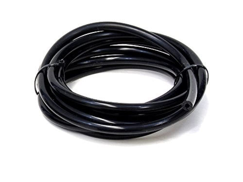 HPS Black HTSVH3-BLKx5 5' Length High Temperature Silicone Vacuum Tubing Hose (60 psi Maxium Pressure, 1/8" ID)